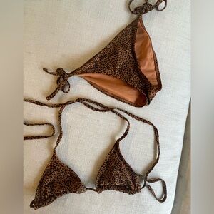 Leopard Swimsuit Set